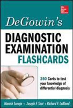 DeGowin's Diagnostic Examination Flashcards  9780071829090 Front Cover