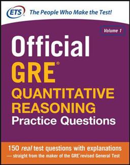 Official Gre Quantitative Reasoning Practice Questions:  9780071834322 Front Cover