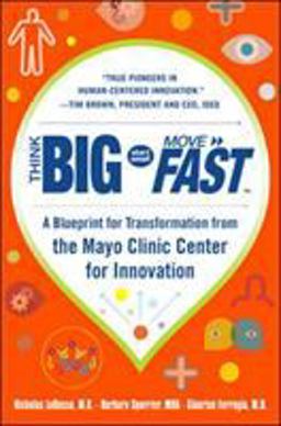 Think Big, Start Small, Move Fast: a Blueprint for Transformation from the Mayo Clinic Center for Innovation  9780071838665 Front Cover