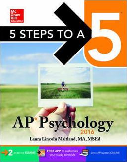 5 Steps to a 5 AP Psychology 2016 7th 9780071846103 Front Cover