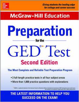 McGraw-Hill Education Preparation for the GED Test 2nd Edition 2nd 9780071847209 Front Cover