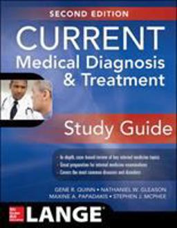 CURRENT Medical Diagnosis and Treatment Study Guide, 2E 2nd 9780071848053 Front Cover