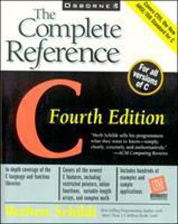 C: the Complete Reference 4th 9780072121247 Front Cover