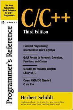 C/C++ Programmer's Reference, Third Edition 3rd 9780072227222 Front Cover