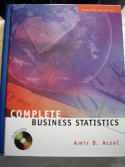 Complete Business Statistics 4th 1998 Student Manual, Study Guide, etc.  9780072286816 Front Cover