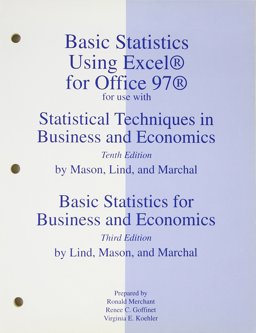 Basic Statistics Using Excel for Office 97