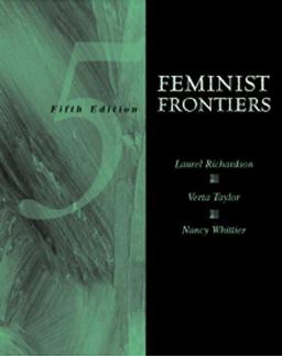 Feminist Frontiers 5th 9780072321364 Front Cover