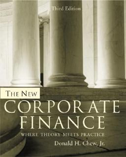 New Corporate Finance 3rd 9780072339734 Front Cover