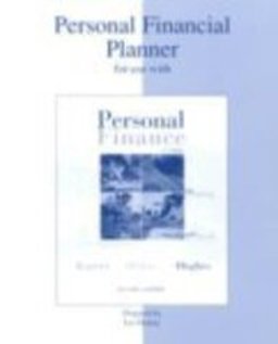 Personal Financial Planner to accompany Personal Finance