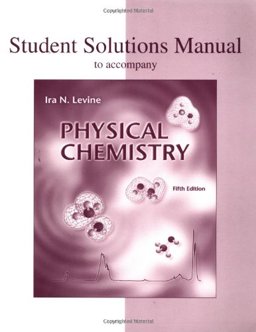 Physical Chemistry Student Solutions Manual 5th 9780072393606 Front Cover