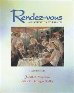 Rendez-Vous : An Invitation to French 6th 2001 9780072402636 Front Cover