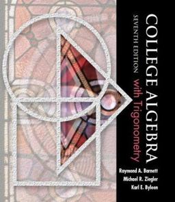 College Algebra with Trigonometry 7th 9780072412185 Front Cover