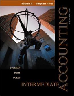 Intermediate Accounting Intermediate Accounting