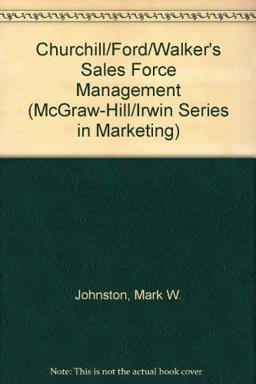 Sales Force Management 7th 9780072466485 Front Cover