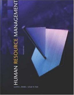 Human Resource Management 7th 9780072485851 Front Cover