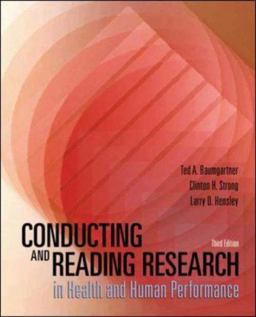 Conducting and Reading Research in Health and Human Performance with PowerWeb Health and Human Performance 3rd 9780072489033 Front Cover