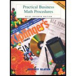 Student Solutions Manual: Ssm Prac Bus Math Procedures