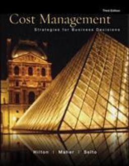 Cost Management Stratagies for Business Decisions 3rd 9780072830088 Front Cover