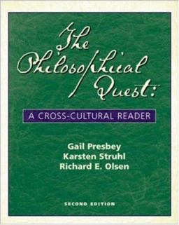 Philosophical Quest A Cross-Cultural Reader with Free Philosophy PowerWeb 2nd 9780072840698 Front Cover