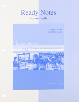 Ready Notes to accompany Foundations of Financial Management