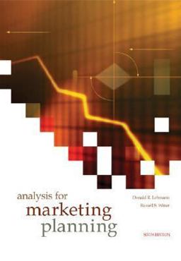 Analysis for Marketing Planning 6th 9780072865967 Front Cover