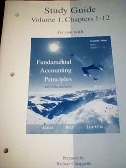 Study Guide, Chapters 1-12 for use with Fundamental Accounting Principles