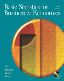 Basic Statistics for Business and Economics : With Student Powerweb 4th 9780072874204 Front Cover