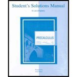 Student Solutions Manual to Accompany Precalculus