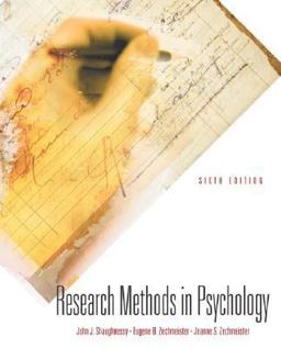 Research Methods in Psychology with PowerWeb Research Methods in Psychology with PowerWeb