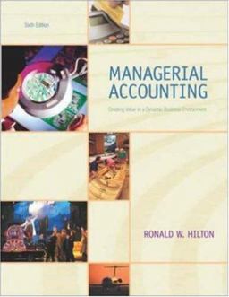 Managerial Accounting Managerial Accounting