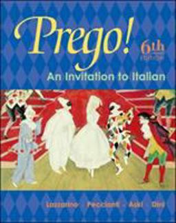 Prego! An Invitation to Italian: Student Prepack with Bind-In Card 6th 9780072956429 Front Cover