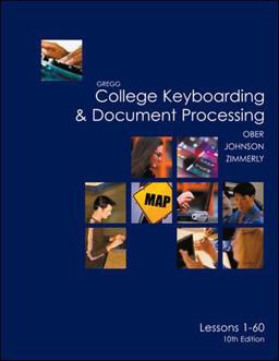 Gregg College Keyboarding and Document Processing (GDP), Lessons 1-60 Text 10th 9780072963410 Front Cover