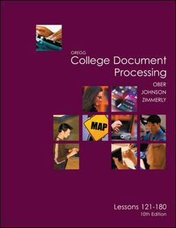 Gregg College Keyboarding and Document Processing (GDP), Lessons 121-180 Text 10th 9780072963434 Front Cover