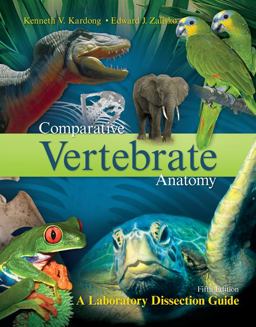 Comparative Vertebrate Anatomy A Laboratory Dissection Guide 5th 9780072970081 Front Cover