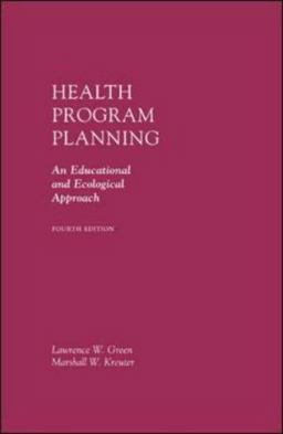 Health Promotion Planning : An Educational and Ecological Approach with PowerWeb Bind-In Card 4th 9780072985429 Front Cover