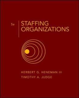 Staffing Organizations 5th 9780072987225 Front Cover