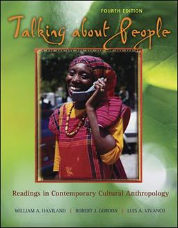 Talking about People Readings in Contemporary Cultural Anthropology 4th 9780072994810 Front Cover
