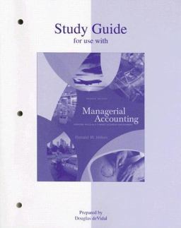 Managerial Accounting Study Guide Managerial Accounting Study Guide