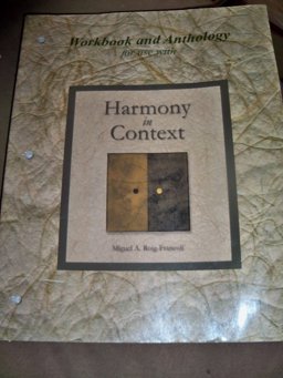 Harmony in Context : Anthology  9780073039985 Front Cover