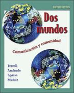 Dos Mundos Online Learning Center Bind-in Passcode 6th 9780073046075 Front Cover