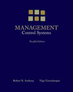 Management Control Systems 12th 9780073100890 Front Cover
