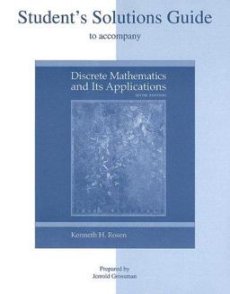 Discrete Mathematics and Its Applications 6th 9780073107790 Front Cover