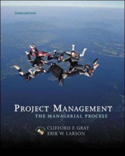 Project Management The Managerial Process 3rd 9780073126999 Front Cover