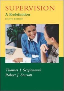 Supervision A Redefinition 8th 9780073131269 Front Cover