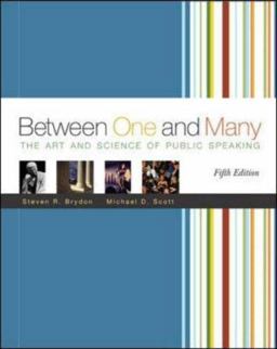 Between One and Many with Speech Coach Student CD-ROM 2. 0 and PowerWeb 5th 9780073192796 Front Cover