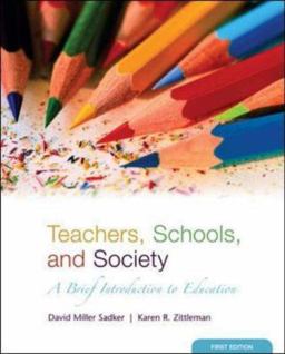 Teachers, Schools and Society A Brief Introduction to Education with Bind-in Online Learning Center Card and Student CD  9780073230078 Front Cover
