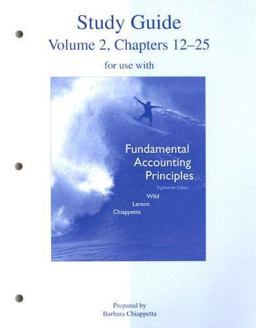 Study Guide, Volume 2, Chapters 12-25 for Use with Fundamental Accounting Principles