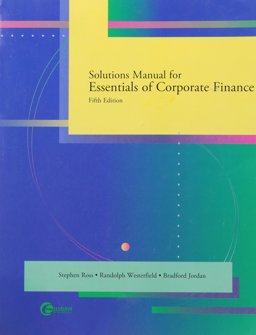 Solution Essential Corporation Finance