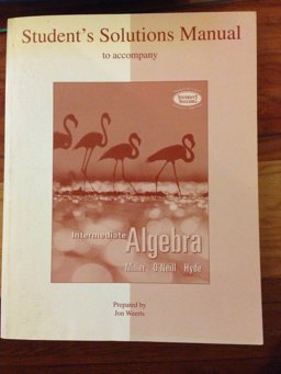 Student Solutions Manual Intermediate Algebra Student Solutions Manual Intermediate Algebra