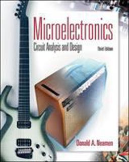 Microelectronic Circuit Analysis and Design 3rd 9780073285962 Front Cover